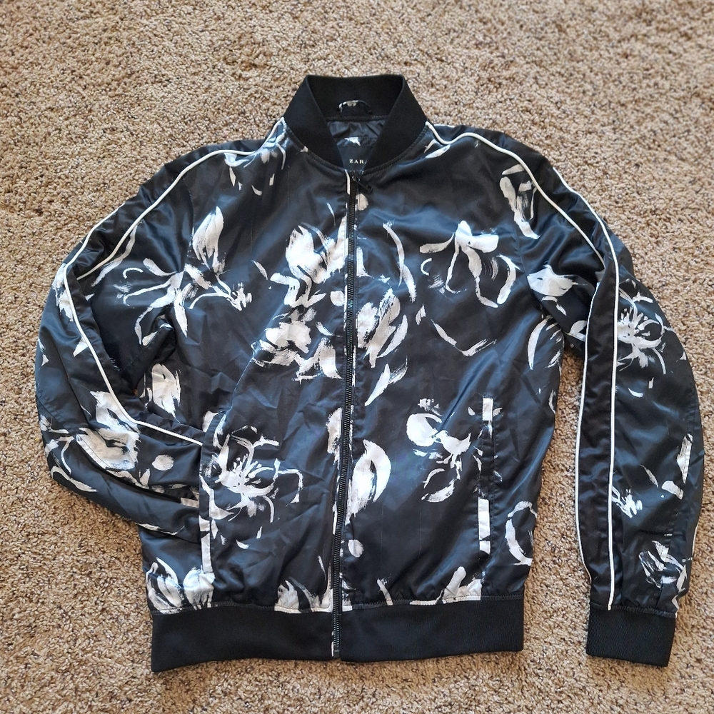 Zara | floral print jacket | Men's M